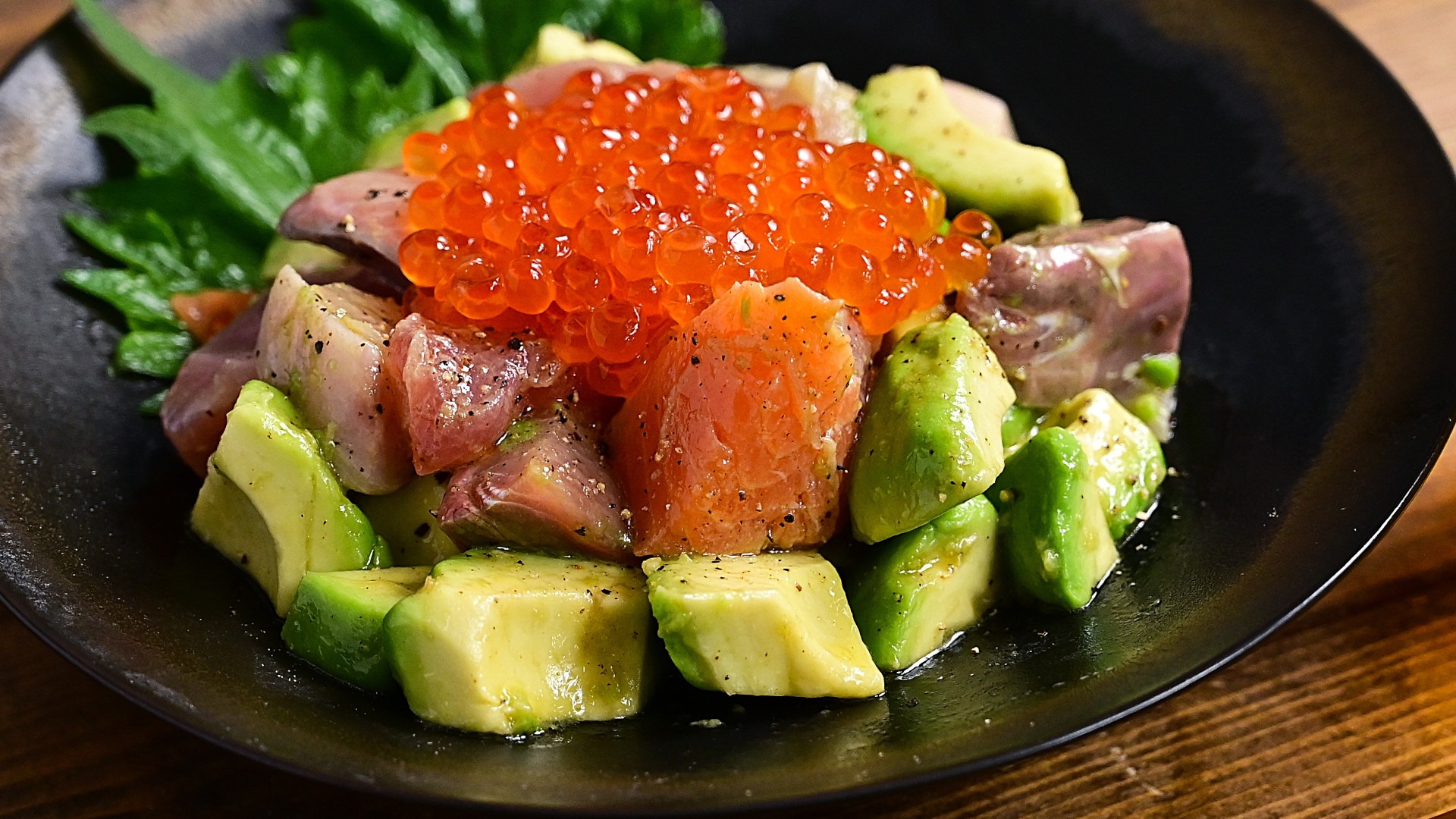 最強おつまみ!アボカドとマグロのお刺身