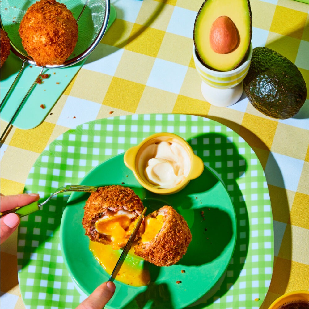 アボカドのスコッチエッグ