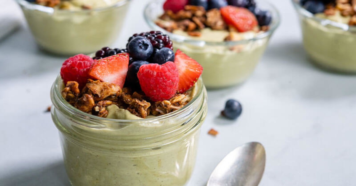 今Tiktokで話題のアボカドプディング