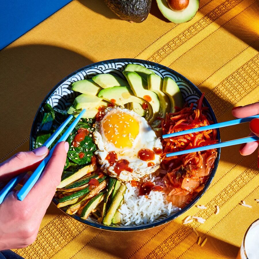 ジャスミンライスでつくるアボカドビビンバ