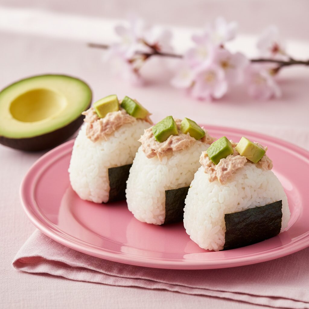 アボカドとツナのおにぎり